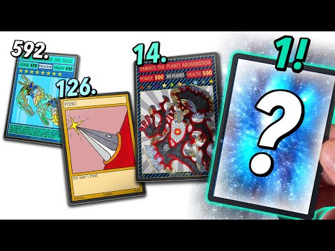 Ranking Every Card in the Game - (based how much I like them)