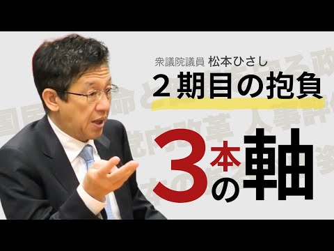 2期目の抱負 3本の軸