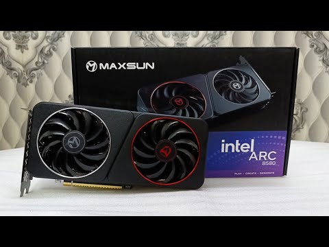 Maxsun Intel Arc B580 Milestone 12GB - Unboxing & Furmark Stress Test 2025