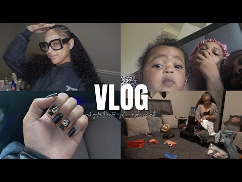 VLOG: RYLAN CAN WALK!!!!! + Pack With Me For Houston + DIY Self Maintenance + Vooglam Try On