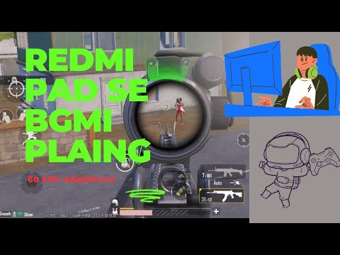 REDMI PAD SE TABLET GAMEPLAY | 60FPS GAMEPLAY | BGMI GAMING CHANNEL