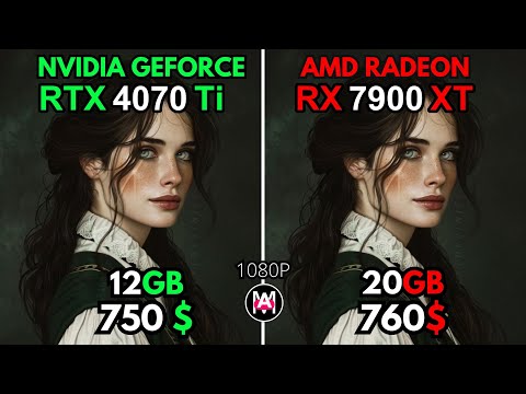 RTX 4070 Ti VS RX 7900 XT 1080P GAMING TEST