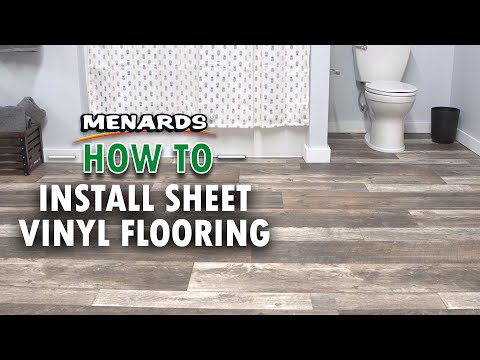 How To Install Sheet Vinyl Flooring | Menards