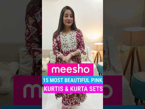 15 Meesho Wedding Kurti/Kurta Set Haul #meesho #shorts