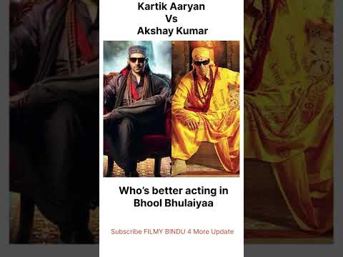 #KartikAaryan Vs #AkshayKumar Acting #bhoolbhulaiya #bhoolbhulaiyaa2 #bhoolbhulaiyaa3 #bollywood