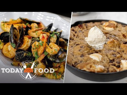 Seafood coconut red curry and rocky road cookies: Get the recipes!