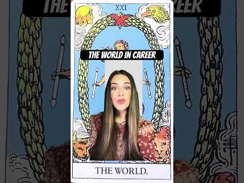 Tarot Cards in Career: The World #tarot #tarotcardmeanings #theworldtarot