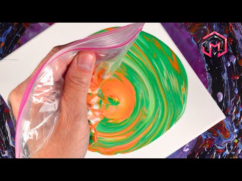 CREAMSICLE Pour! Acrylic Pouring and Fluid Art at Home