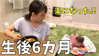 【生後6か月育児ルーティン】赤ちゃんとの1日｜生活変えたら楽になった…！