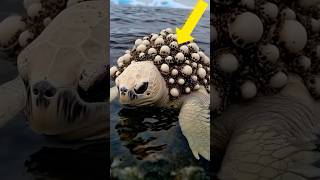 Rescue team successfully save turtle injured by barnacles!