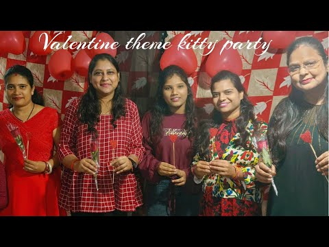 Valentine ♥️theme kitty party Vlog ♥️