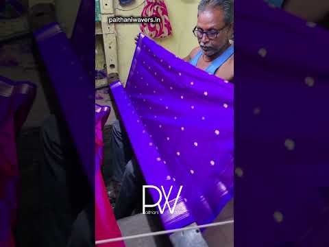 Making Pure Silk Paithani Sarees Design #handloom #traditional #fashion #making #designer #pallu