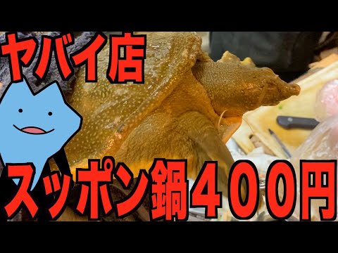 ４００円でスッポンが食べられる店がヤバイ