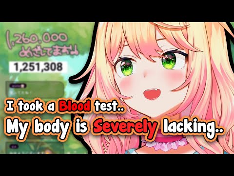 Nene took a BLOOD Test And the RESULTS..【Hololive / Momosuzu Nene】