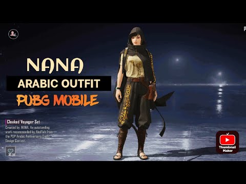 ARABIC OUTFIT ( NANA) FREE SPEEN PUBG MOBILE