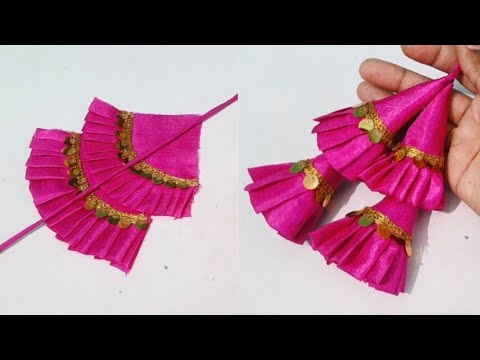 Unique Blouse Latkan Design / Blouse Latkan Design / Latkan Banane Ka Tarika / Diy latkan