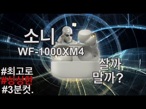 소니 WF-1000XM4 살까말까? 싱싱한 3분정리.