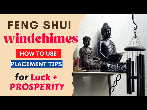 How To Use Feng Shui Wind Chimes Sounds | Correct Placement | Benefits #windchime #windchimes