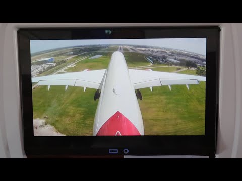 Virgin Atlantic A350-1000 Airbus - Orlando MCO - Live inflight landing