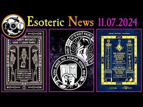 New Occult Books + Events + Stuff -- 11th July - 2024