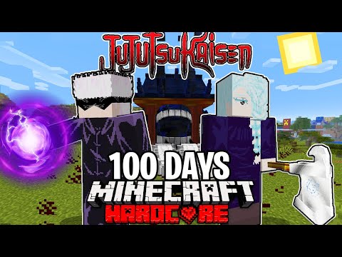 We Spent 100 Days in Jujutsu Kaisen in Hardcore Minecraft