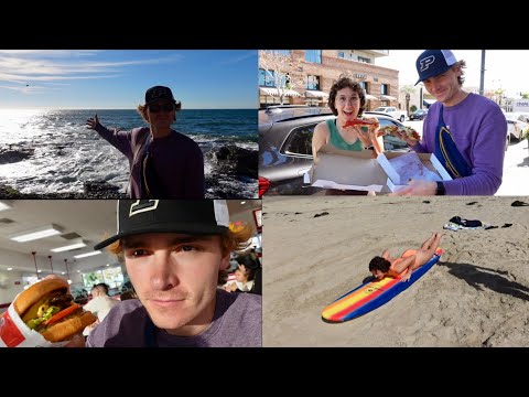 TRAVELING TO SAN DIEGO (Surfing, Pizza, first time In-N-Out!!!)