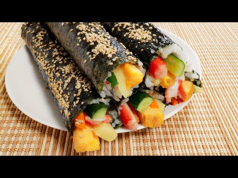 Easy Way to Make Gimbap (Kimbap)