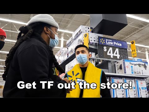 Walmart Employee's Got Mad! (Kicked Out!)