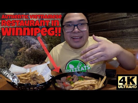 WINNIPEG LOCAL FOOD!! AUTHENTIC VIETNAMESE RESTAURANT IN WINNIPEG MANITOBA 🍛🇻🇳!! [4K]