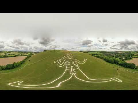 Dorset UK - Cerne Abbas Giant 360° Panorama