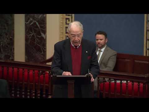 Grassley Speaks in Support of the Laken Riley Act