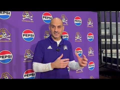 ECU Basketball Coach Mike Schwartz in preparation for matchup against Temple