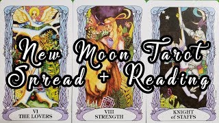 New Moon Tarot Spread + Reading