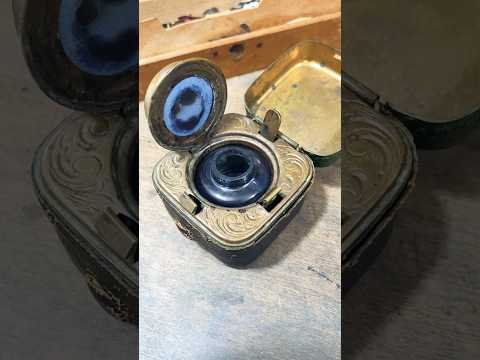 Antique portable inkwell!