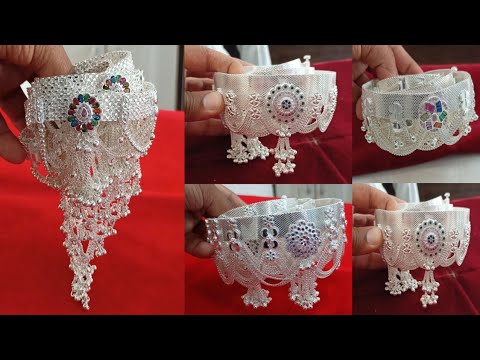 latest silver heavy kamarbandh designs 2024 with weight & price || new silver kamarbandh designs ||