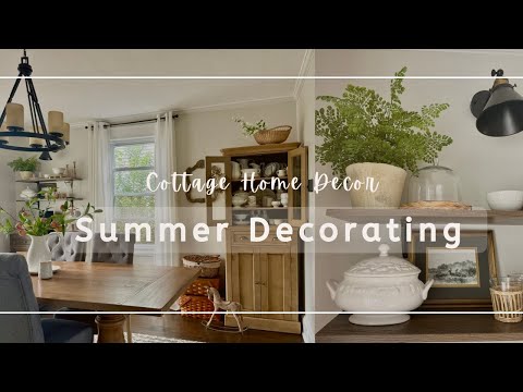 Summer Decorate With Me | Styling My Cottage Dining Room With Thrifted Decor