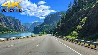 Cascade Mountain Scenic Drive in the Columbia River Gorge 4K Oregon