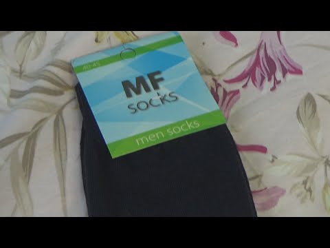 MF Socks Men Socks 40-45 Black Unboxing and Test