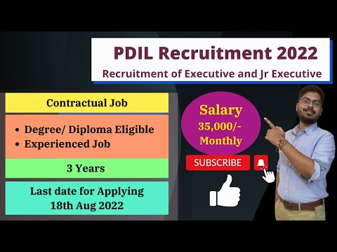 PDIL Recruitment 2022| Contractual Job | #shorts #short #latestjobs