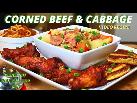 CORNED BEEF & CABBAGE | HOW TO MAKE CORNED BEEF & CABBAGE WITH VEG IN A INSTANT POT VIDEO RECIPE