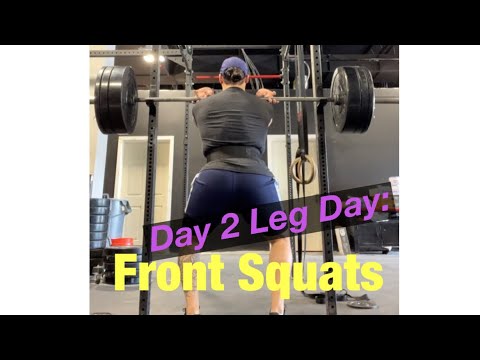 Front Squats Leg Day Workout:        #gym #gymlife #gymmotivation