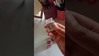 mini glitter candle🕯️❤️...#trending #diy #craft #diycrafts #candle #diycandle #viralvideo #ytshorts