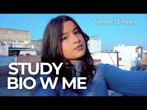 trying to complete *FULL BIOLOGY* in 10 hours that too before school! *INTENSE*💅 || Avika Goel 👀 #ad