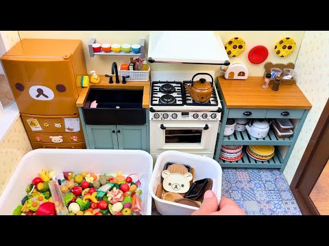 Miniature kitchen set installation ✨ASMR ✨Re-ment collection✨