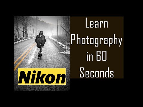 Learn Photography | in 60 Seconds Nikon Camera Class 424