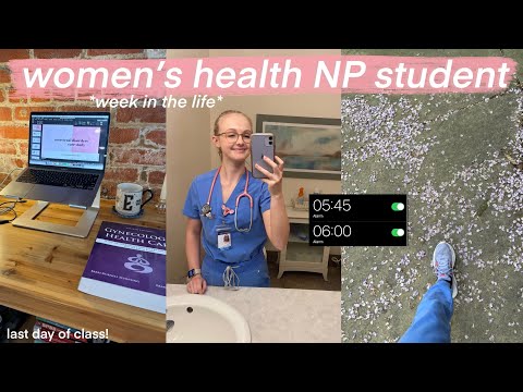 NP student WEEK IN THE LIFE ⛅️ | morning routine, last day of class, + boards prep