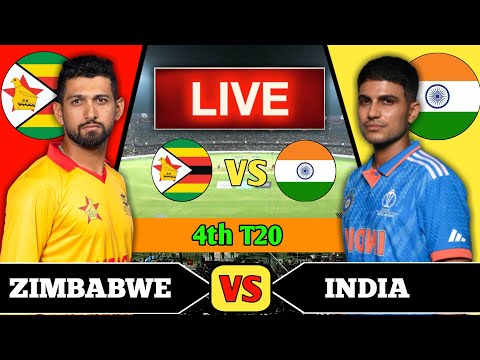 Live: IND vs ZIM, 4th T20 | India vs Zimbabwe Live Match today | India vs Zimbabwe Live