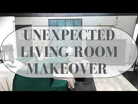 UNEXPECTED LIVING ROOM MAKEOVER - A NEW COUCH  WITH THE "WRONG" COLOR DETERMINES THE WAY - A WINNER