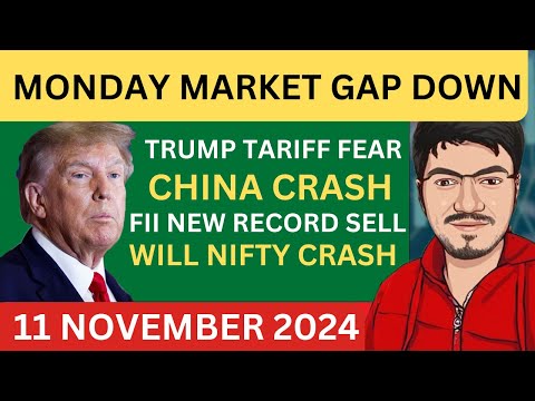 Nifty Prediction and Bank Nifty Analysis for Monday | 11 November 2024 | Earn Money Online