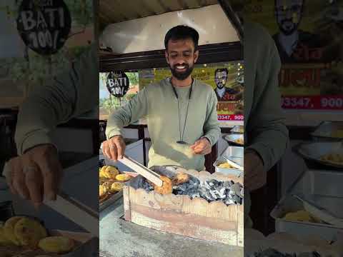 इंदौर के प्रख्यात सेठ बाटीवाला के healthy street food । #ytviral #yt #video #healthystreetfood #sf